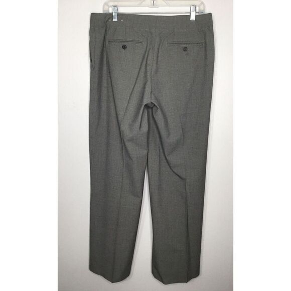 Liz Claiborne Womens Large Dress Pants Trousers Career Black Houndstooth - Picture 7 of 12